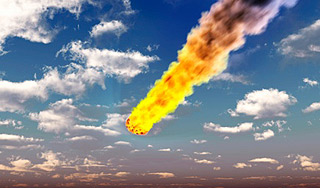 В Африке с неба упал загадочный шар В Африке с неба упал загадочный шар