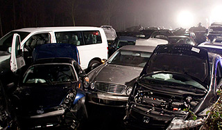 Десятки машин столкнулись на МКАД Десятки машин столкнулись на МКАД