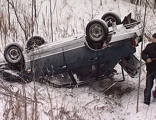 В первый день Нового года на дорогах случилось семь ДТП
