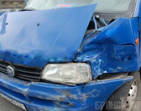 Под Калугой столкнулись два брянских автомобиля