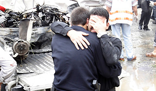 Смертник взорвал паломников на границе Смертник взорвал паломников на границе