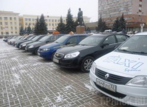Брянские таксисты выступили за безопасность на дорогах Фото: ОГИБДД по городу Брянску