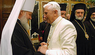 Патриарх поставил условие Папе Римскому Патриарх поставил условие Папе Римскому