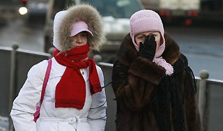 Москва пережила самую холодную ночь Москва пережила самую холодную ночь