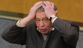 Жириновский избил осла плетью Жириновский избил осла плетью