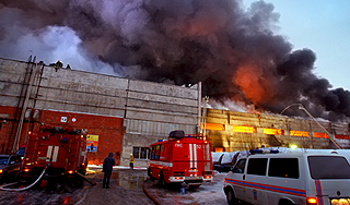 В Хакасии сгорело локомотивное депо В Хакасии сгорело локомотивное депо