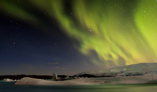 С борта МКС сняли северное сияние С борта МКС сняли северное сияние