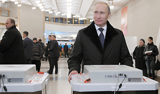 Путин испытал избирательные веб-камеры Путин испытал избирательные веб-камеры