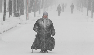 На Москву надвигается сильнейший снегопад На Москву надвигается сильнейший снегопад