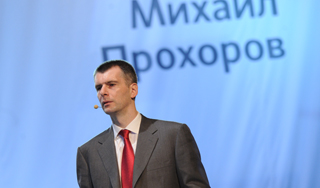 На победу Прохорова поставили $1 миллион На победу Прохорова поставили $1 миллион