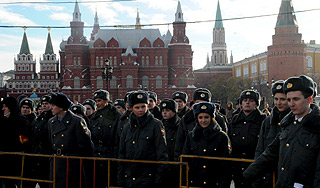 Центр Москвы готовят к митингам Центр Москвы готовят к митингам