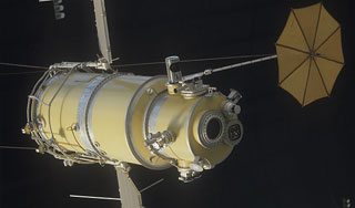 Советский спутник сорвался с орбиты Советский спутник сорвался с орбиты