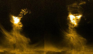 На Солнце обнаружили чудовищное торнадо На Солнце обнаружили чудовищное торнадо