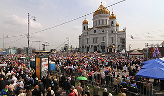 В защиту веры молились 65 тысяч человек В защиту веры молились 65 тысяч человек