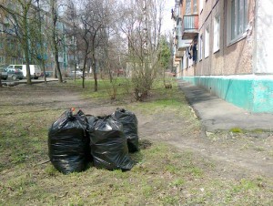 Горожане вышли на внеплановый субботник