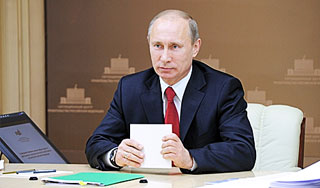 Путин попрощался с правительством Путин попрощался с правительством