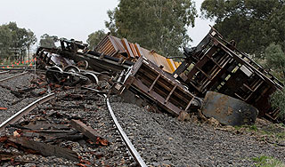 Авария нарушила движение поездов в Сибири Авария нарушила движение поездов в Сибири