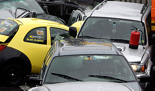 Разбившего 17 машин таксиста будут лечить Разбившего 17 машин таксиста будут лечить