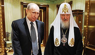 Путин передал церкви уникальную икону Путин передал церкви уникальную икону