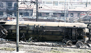 В Приамурье сошли с рельсов вагоны с нефтью В Приамурье сошли с рельсов вагоны с нефтью
