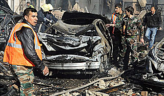 После взрывов в Дамаске начались бои После взрывов в Дамаске начались бои