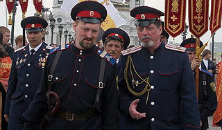 Казака выпороли нагайкой за хамство Казака выпороли нагайкой за хамство