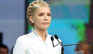 Тимошенко заплела косу для гостей из США Тимошенко заплела косу для гостей из США