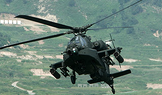 В Техасе военный вертолет уронил ракету В Техасе военный вертолет уронил ракету