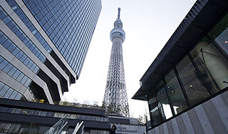 В Токио открыли самую высокую телебашню В Токио открыли самую высокую телебашню