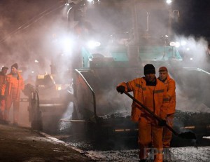 Улицу Красноармейскую в Брянске будут латать по ночам