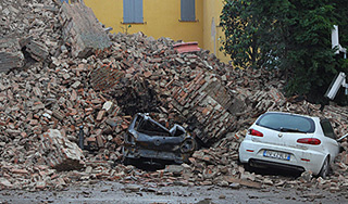 Мощное землетрясение произошло в Италии Мощное землетрясение произошло в Италии