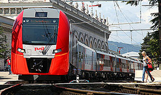 РЖД показала новый электропоезд "Ласточка" РЖД показала новый электропоезд "Ласточка"