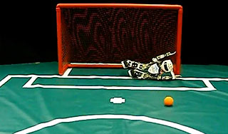 Студенты создали робота-вратаря Студенты создали робота-вратаря