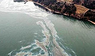 На Ангаре произошел розлив нефти На Ангаре произошел розлив нефти