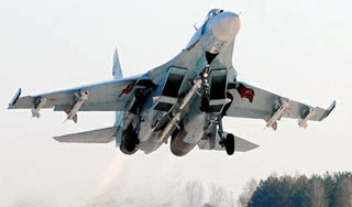 Истребитель Су-27 разбился в Карелии Истребитель Су-27 разбился в Карелии