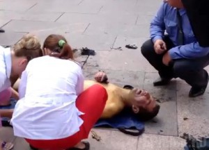 Бездействие полиции вынудило предпринимателя поджечь себя