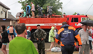 Жителям Крымска вернули электричество Жителям Крымска вернули электричество