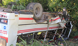 Автобус разбился в аварии на Ставрополье Автобус разбился в аварии на Ставрополье