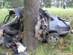 Три молодых человека насмерть разбились под Навлей