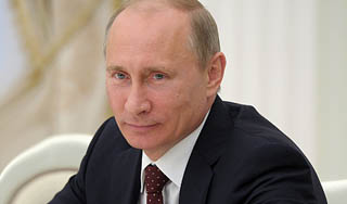 Путин отблагодарит японцев сибирским котом Путин отблагодарит японцев сибирским котом