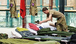 Охранников Олимпиады загнали под землю Охранников Олимпиады загнали под землю