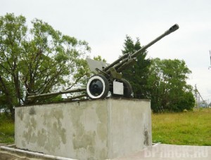 В Комаричах убрали с постамента пушку verniy-put.ru