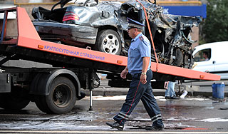 Пять машин столкнулись на Кутузовском Пять машин столкнулись на Кутузовском