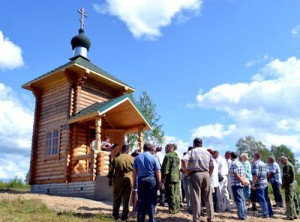 В Жуковском районе поставили часовню
