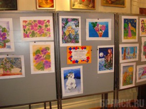 Юные художники представили свои работы