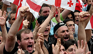 Оппозиция обошла Cаакашвили на выборах Оппозиция обошла Cаакашвили на выборах