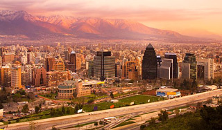 Столица Чили ощутила землетрясение Столица Чили ощутила землетрясение