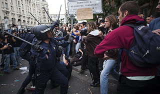 Праздник в Мадриде перерос в побоище Праздник в Мадриде перерос в побоище