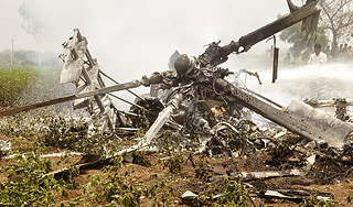 Частный вертолет разбился под Тулой Частный вертолет разбился под Тулой