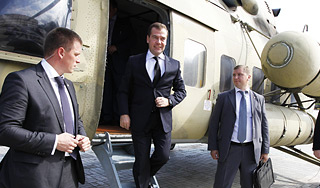 Медведев будет летать над Москвой Медведев будет летать над Москвой